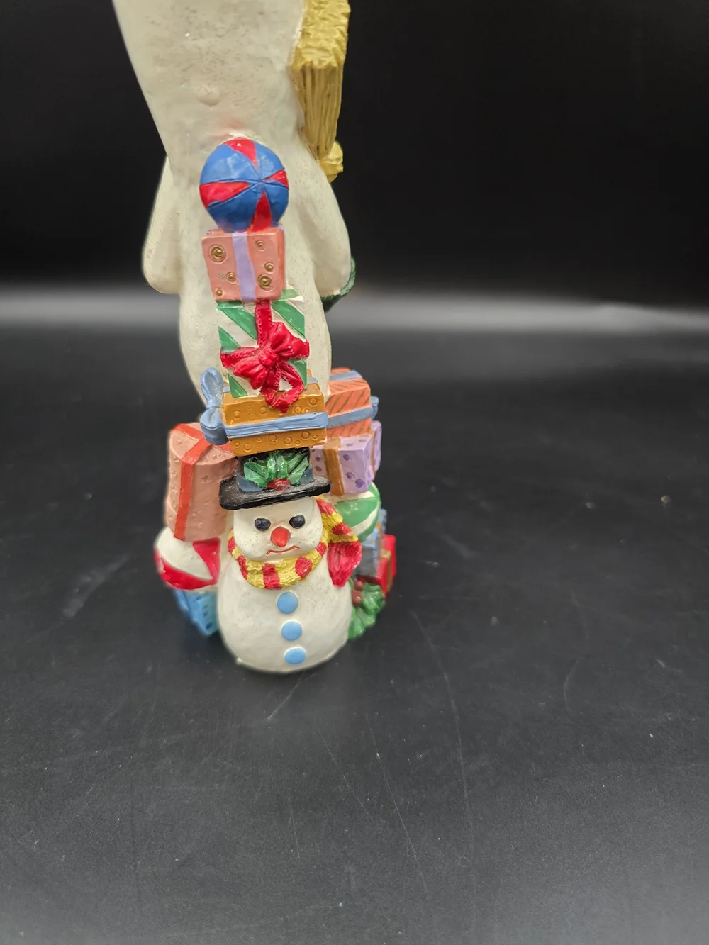 Stacked Snowmen Holiday Tower Figurine - Multicolor
